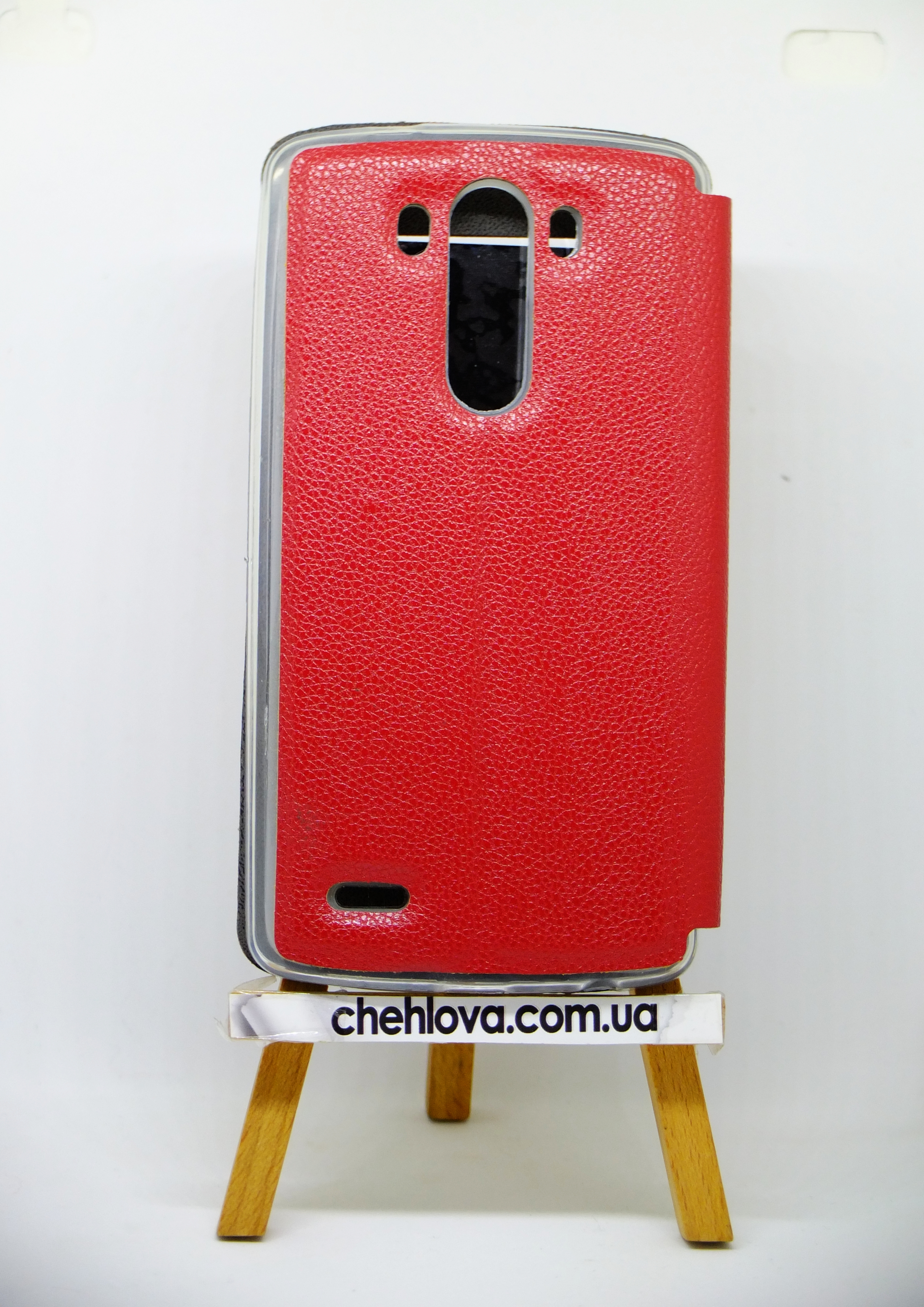 КНИЖКА NOSSON LUX для LG G3 (ЧЕРВОНА)-1
